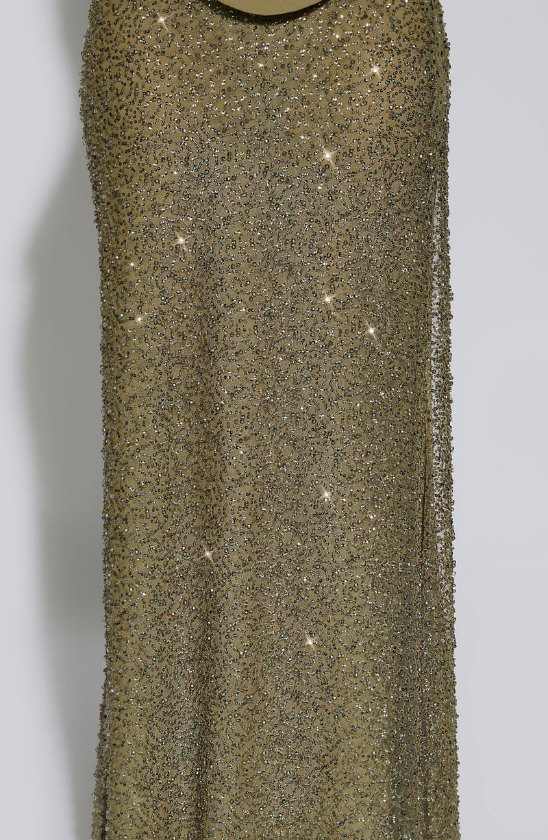 Allaire Maxi Skirt - Sage