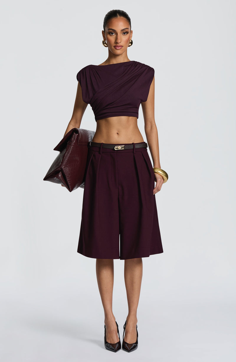 Amara Top - Plum