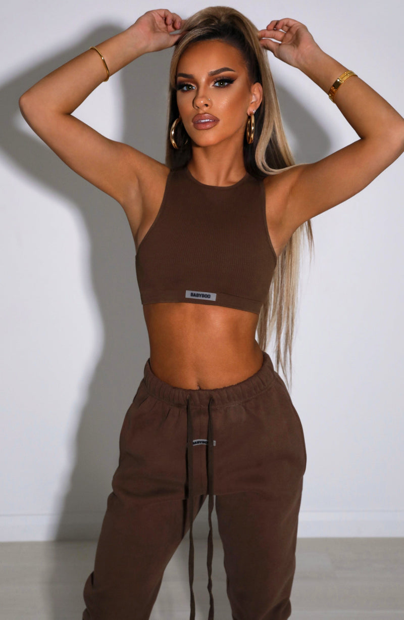 Jae Luxe Crop - Chocolate