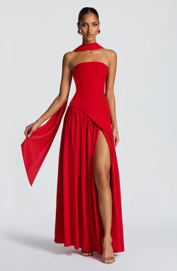 Maliyah Maxi Dress - Red