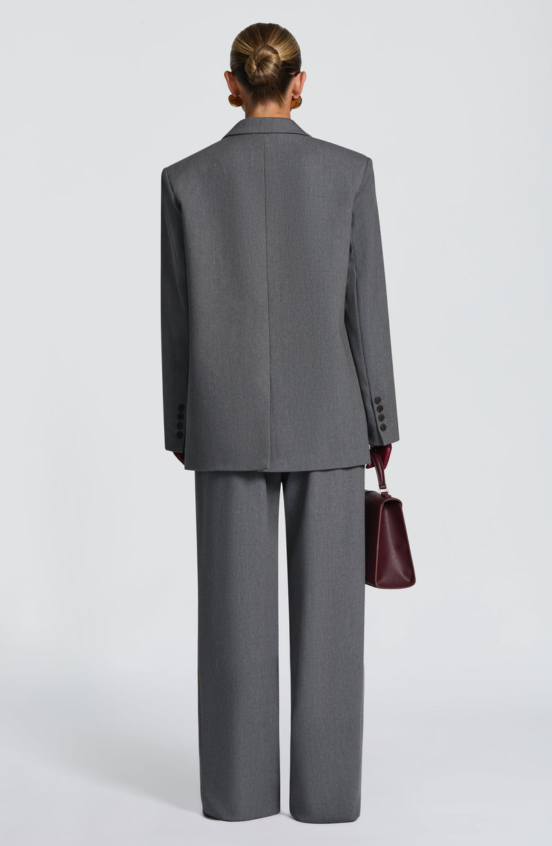 Reece Blazer - Grey Marl