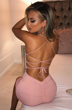 Tati Mini Dress - Mauve